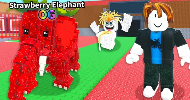 Strawberry Elephant Red Carpet Spawn